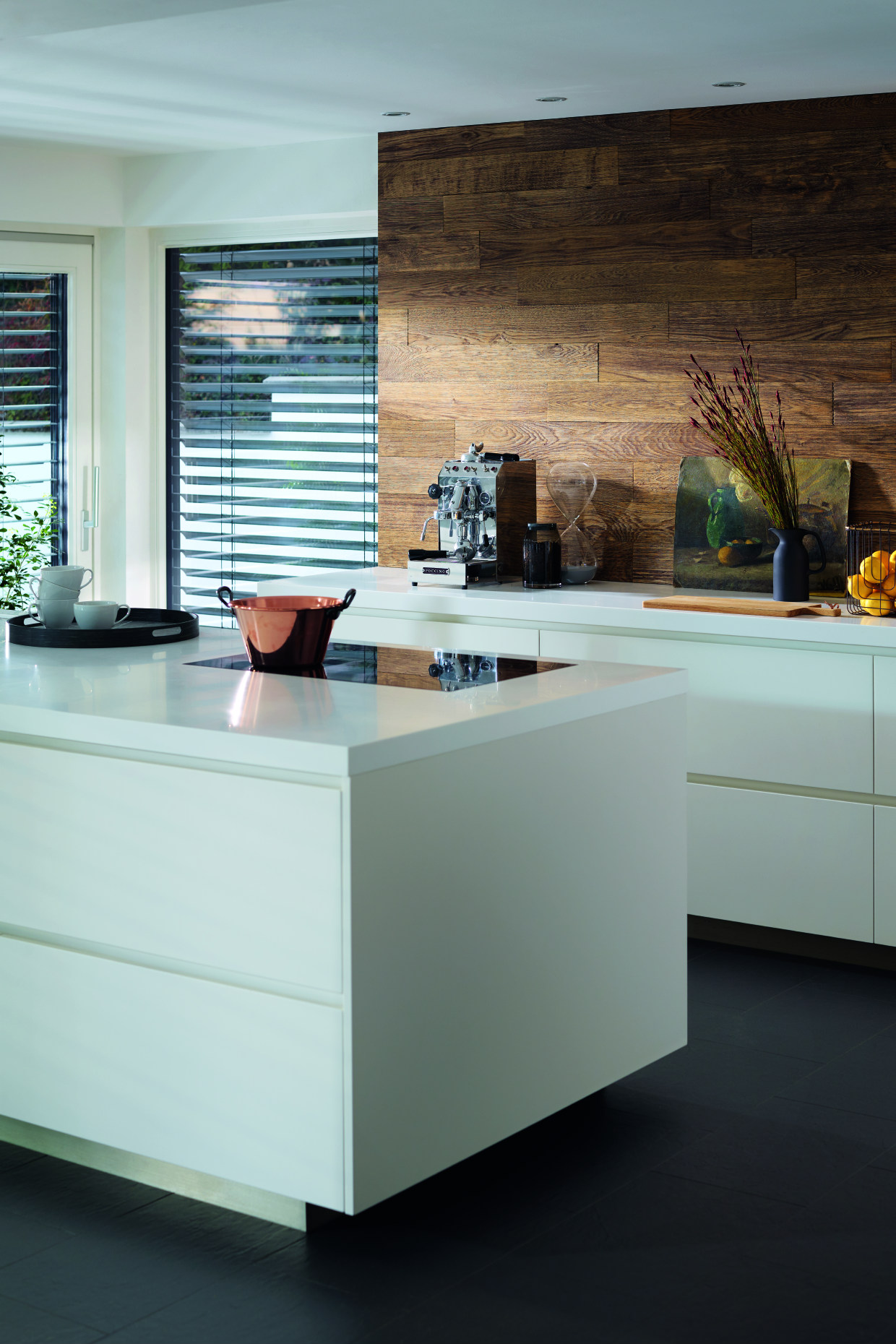 Деревянные стеновые панели Haro Wall Patagonia Дуб Barrique River 535 627 1000×120×11,2 фото в интерьере